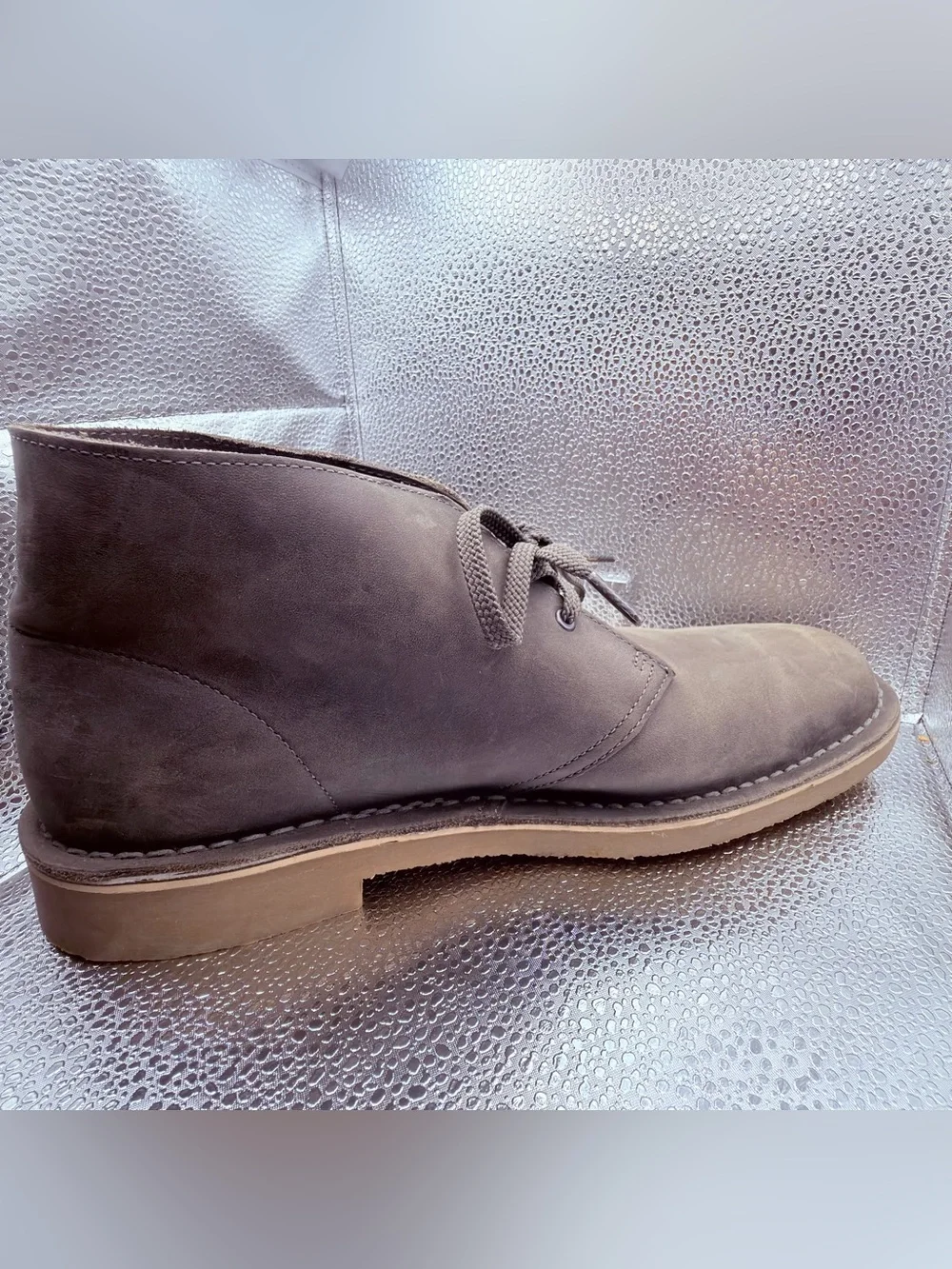 Clarks Men's Taupe Suede Desert Boots